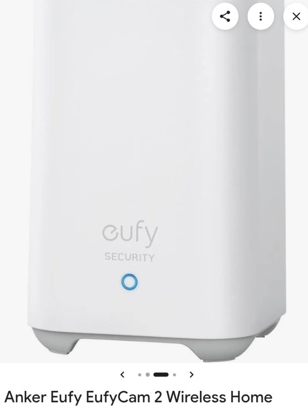 Eufy Home Security Camera System - 4 wireless cameras and hub - Picture 2 of 8
